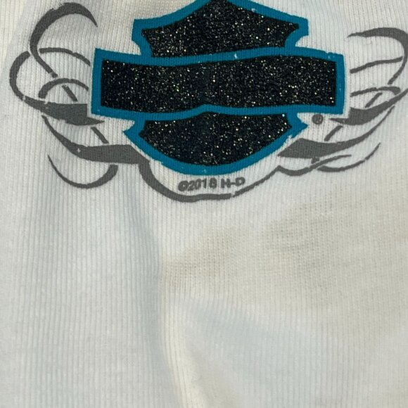 HARLEY DAVIDSON LADIES LONG SLEEVE T-SHIRTS SET OF 4 - Picture 8 of 14